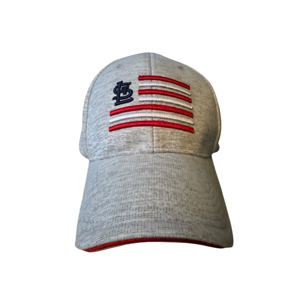 St. Louis Cardinals American Flag Country Bobs Strapback Adjustable Hat Cap MLB